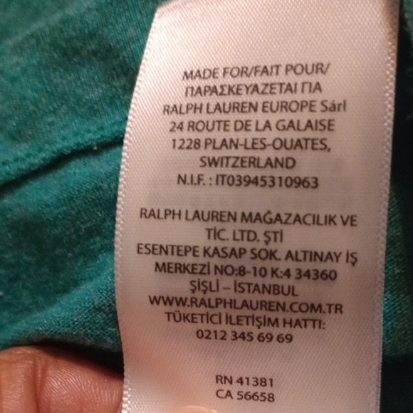 Polo by Ralph Lauren Green Short Sleeve Tee - Picture 5 of 5